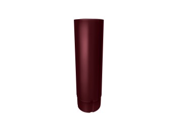 Труба круглая 90мм 3м RAL 3005 красное вино